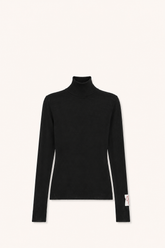 W'S REGULAR KNIT TURTLE NECK
