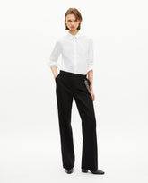 PANTALON AVEC CEINTURE EN VELOURS FEMME