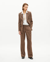 VESTE CLASSIQUE 2 BOUTONS COL EN POINTE FEMME