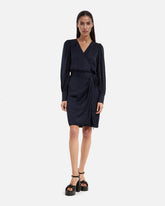 Robe Courte Decollete - Navy