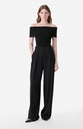 BJORN CREPE PANT NOIR