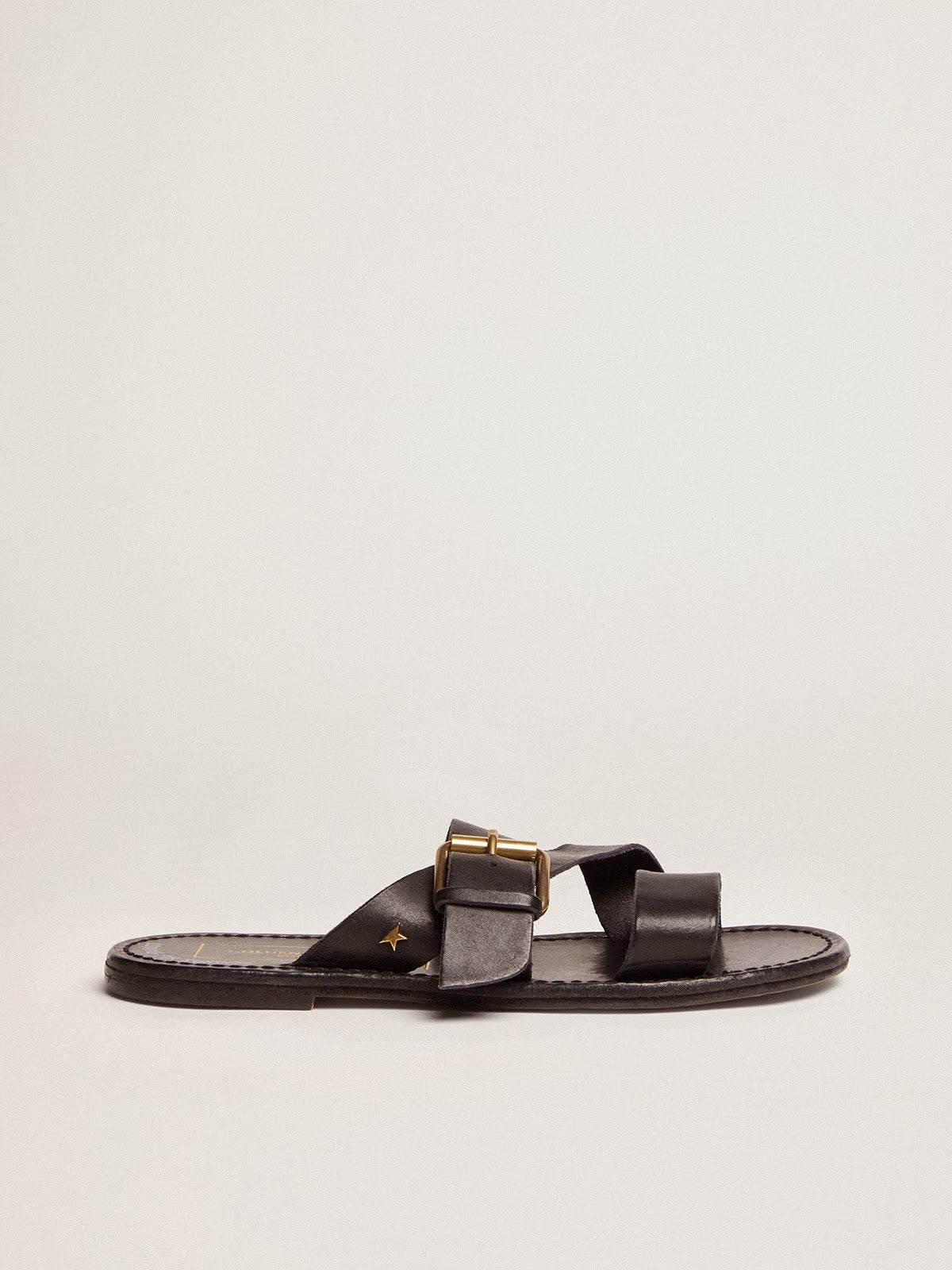 golden-margaret-black-resinated-leather-upper