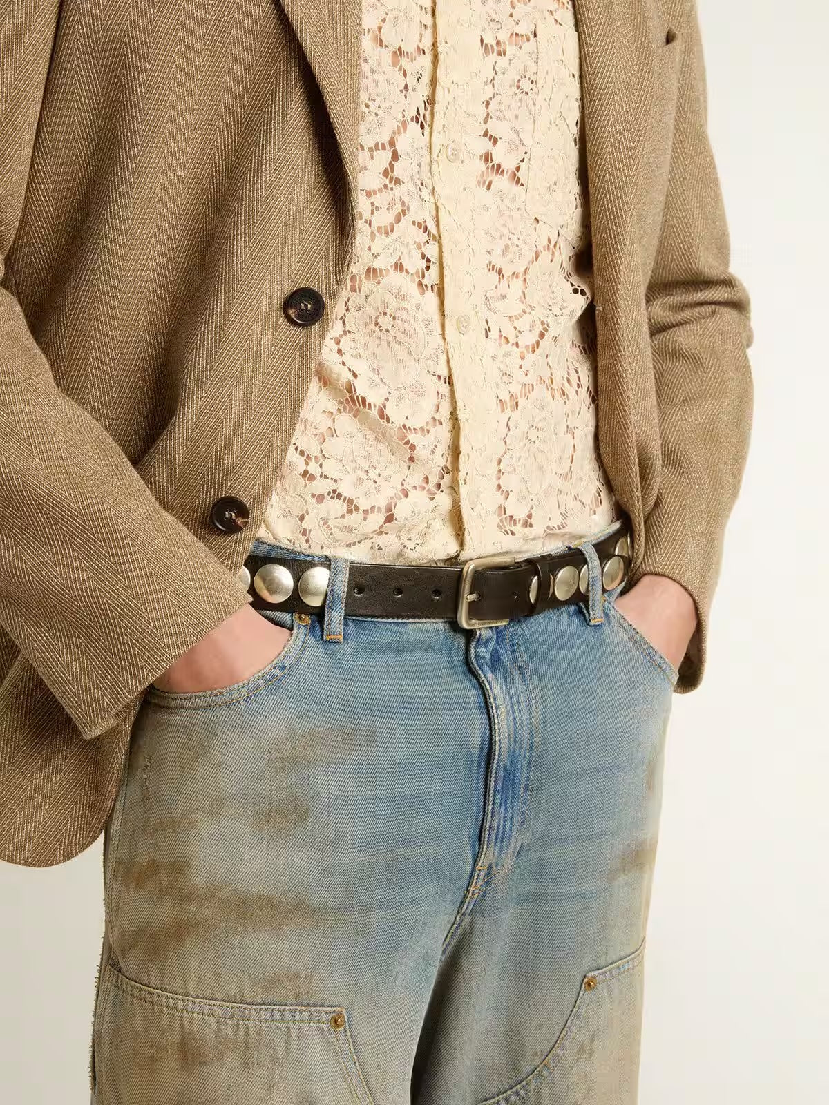 golden-belt-trinidad-washed-leather-studswashed