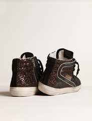 golden-slide-glitter-upper-suede-toe-and-list-leather-star