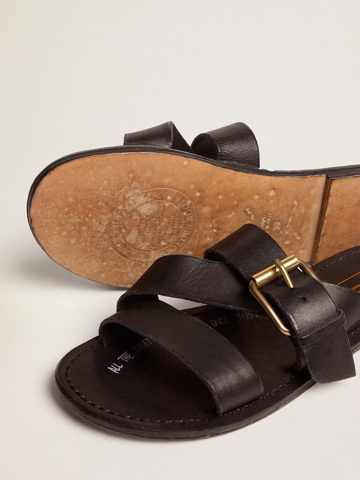 golden-margaret-black-resinated-leather-upper
