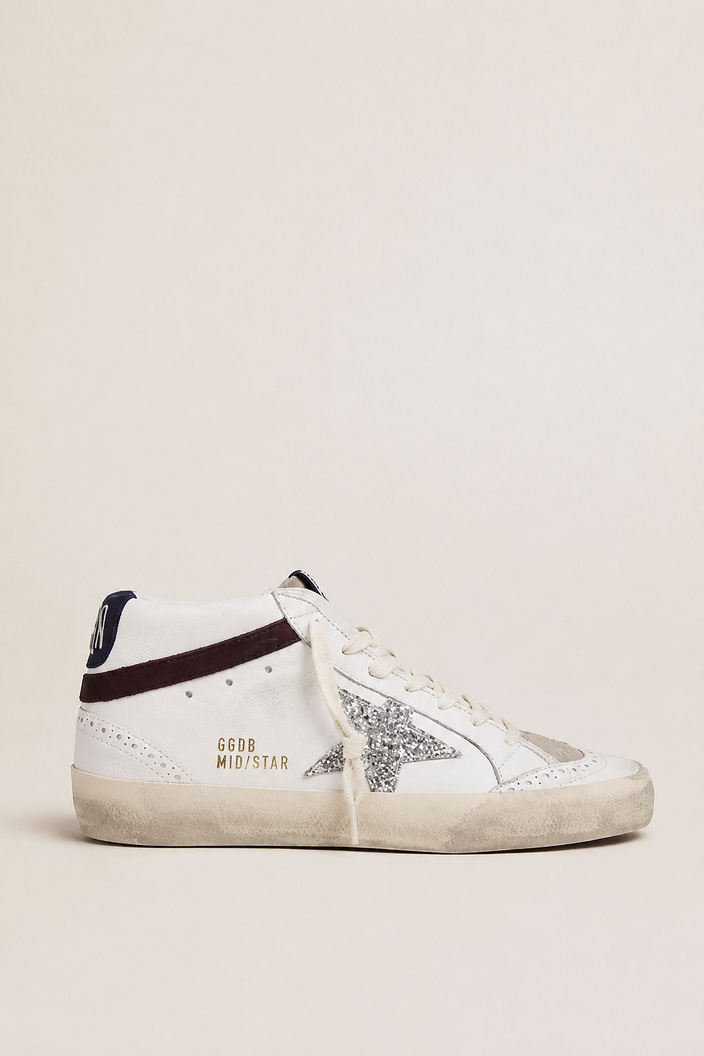 MID STAR NAPPA UPPER TOE AND SPUR GLITTER