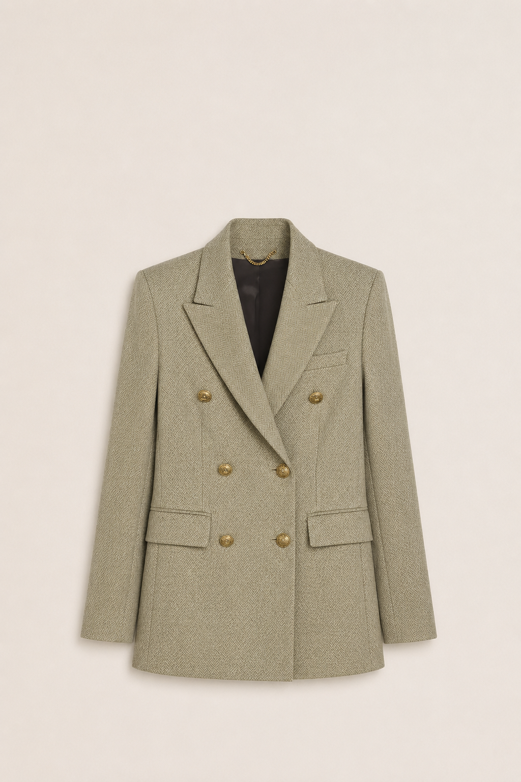 JOURNEY W'S BLAZER DOUBLE-BREASTED VIRGIN WOOL FABRIC FANCY JACQUARDVIRGIN WOOL