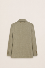 JOURNEY W'S BLAZER DOUBLE-BREASTED VIRGIN WOOL FABRIC FANCY JACQUARDVIRGIN WOOL