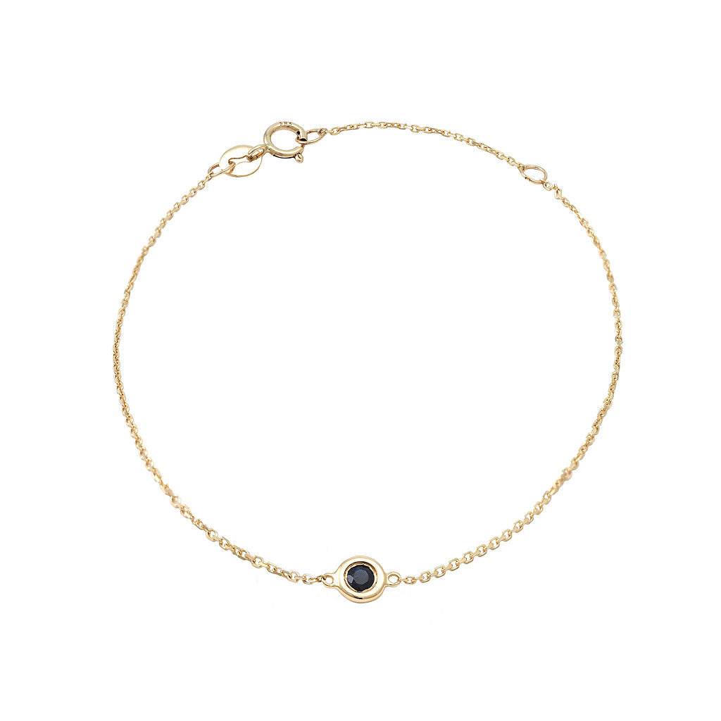 PULSERA ORO ZAFIRO