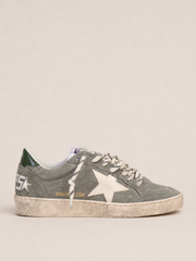 BALLSTAR SUEDE UPPER TOE AND SPUR LEATHER STAR AND HEEL