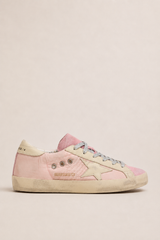 SUPER-STAR NYLON UPPER LEATHER STAR AND HEEL SUEDE TOE TONGUE AND LIST