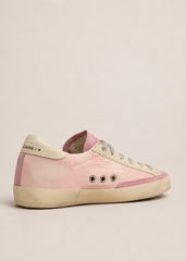 SUPER-STAR NYLON UPPER LEATHER STAR AND HEEL SUEDE TOE TONGUE AND LIST