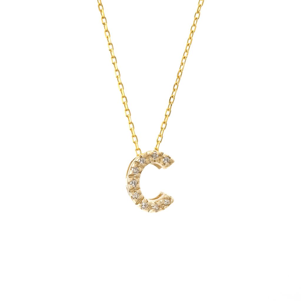 COLLAR LETRA C PAVE