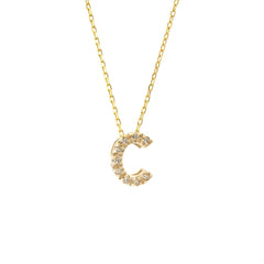 COLLAR LETRA C PAVE