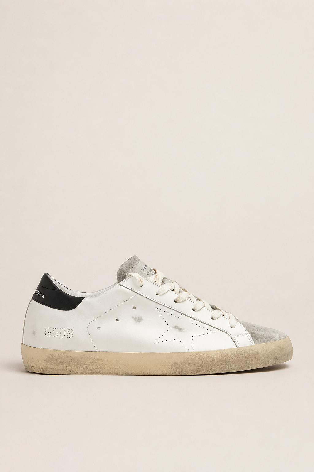 STAR LEATHER UPPER AND HEEL SUEDE TOE SKATE
