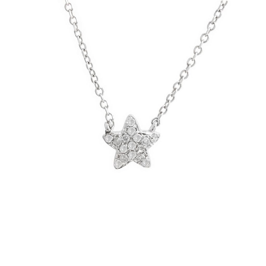 COLLAR ESTRELLA PAVE BL