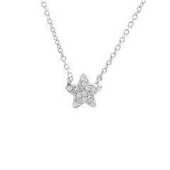 COLLAR ESTRELLA PAVE BL