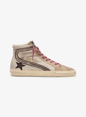 SLIDE SHIMMER SUEDE UPPER LEATHER STAR LAMINATED
