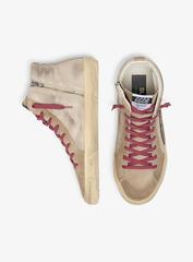 SLIDE SHIMMER SUEDE UPPER LEATHER STAR LAMINATED
