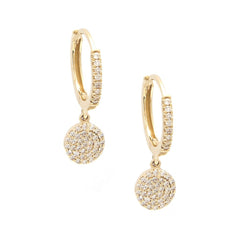 ARGOLLAS CÍRCULO BRILLANTES COLGANTE