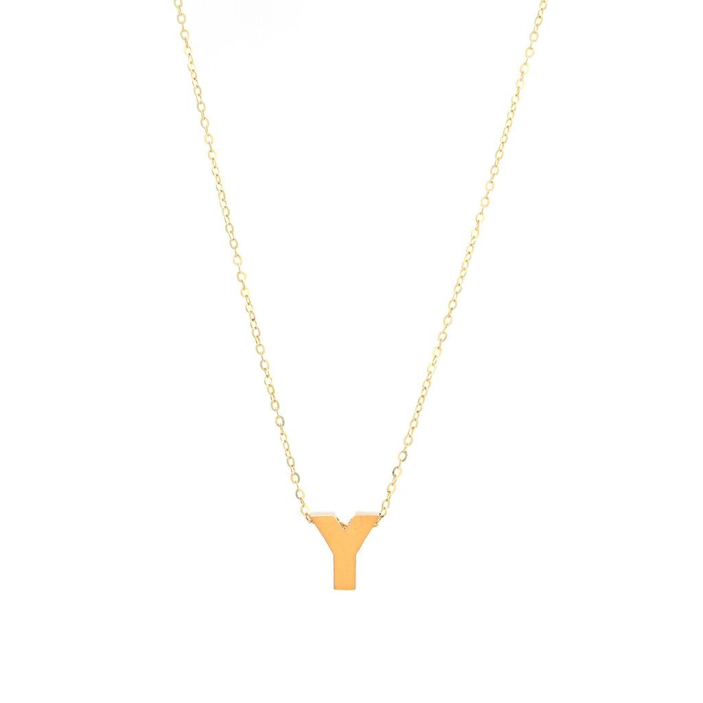 Collar con inicial Y