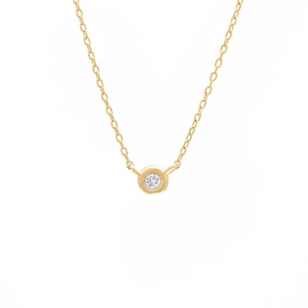 Collar punto de luz 0,02 cts.