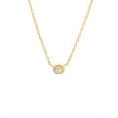 Collar punto de luz 0,02 cts.