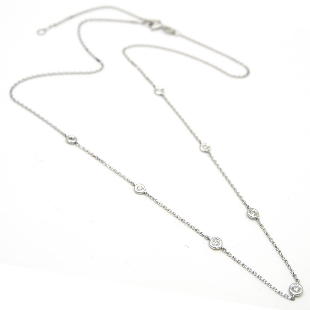 COLLAR SIETE BRILLANTES VISEL EN LA CADENA