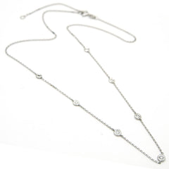 COLLAR SIETE BRILLANTES VISEL EN LA CADENA
