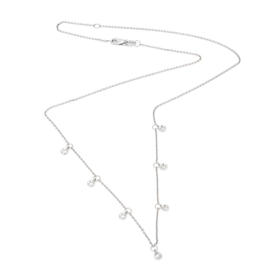 COLLAR SIETE BRILLANTES COLGANDO VISEL