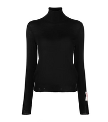 W'S REGULAR KNIT TURTLE NECK