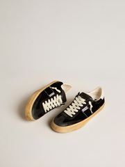 SOUL-STAR  VELVET UPPER SUEDE HF TONGUE LEATHER HEEL