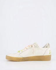 BALLSTAR LEATHER UPPER LAMINATED STAR SUEDE HEEL