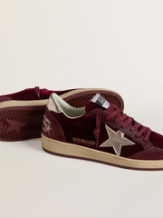 BALLSTAR VELVET UPPER SUEDE TOE AND SPUR LAMINATED STAR AND HEEL