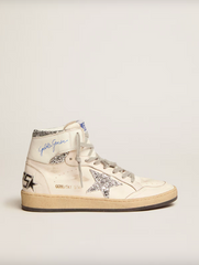 SKY STAR NAPPA UPPER WITH SERIGRAPH GLITTER STAR