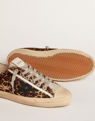 V-STAR 2 LEOPARD HORSY UPPER RUBBER TOE LEATHER STAR AND LIST