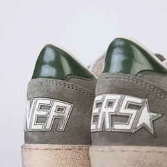 BALLSTAR SUEDE UPPER TOE AND SPUR LEATHER STAR AND HEEL