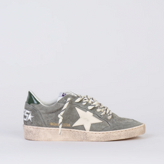 BALLSTAR SUEDE UPPER TOE AND SPUR LEATHER STAR AND HEEL