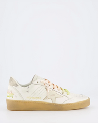 BALLSTAR LEATHER UPPER LAMINATED STAR SUEDE HEEL