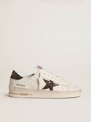 STARDAN LEATHER UPPER TOE AND TONGUE GLITTER STAR AND HEEL