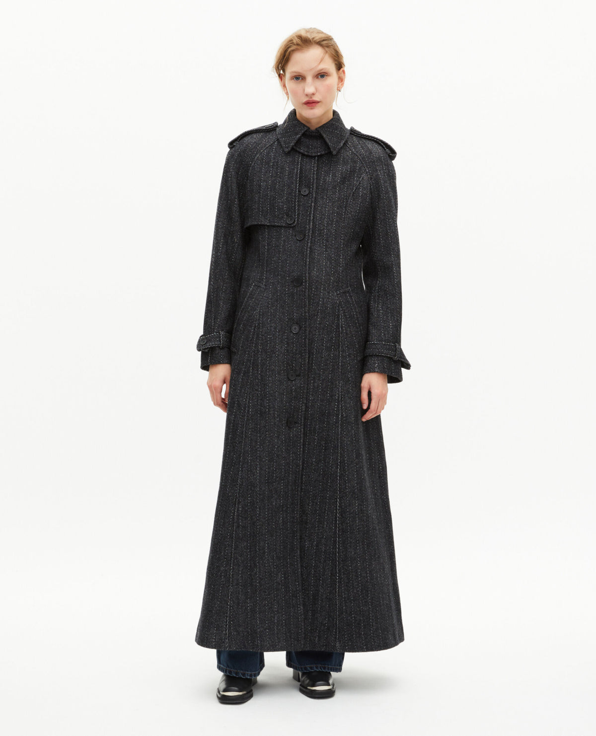 MANTEAU LONGUE AVEC PATTE EPAULES