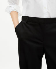 PANTALON AVEC CEINTURE EN VELOURS FEMME
