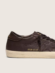 SUPER STAR LEATHER UPPER STAR AND HEEL