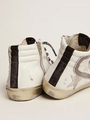 SLIDE LEATHER UPPER SUEDE STAR AND LIST TEJUS PRINT LEATHER WAVE SPARKLE FOXING
