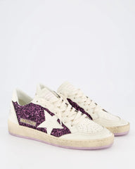 BALLSTAR GLITTER UPPER LEATHER TOE STAR HEEL AND SPUR