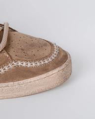 BALLSTAR SUEDE UPPER TOE TONGUE STAR AND SPUR LAMINATED NAPPA HEEL