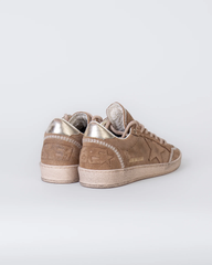 BALLSTAR SUEDE UPPER TOE TONGUE STAR AND SPUR LAMINATED NAPPA HEEL