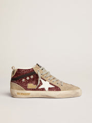 MID STAR GLITTER UPPER SUEDE TOE AND SPUR LEATHER STAR AND WAVE