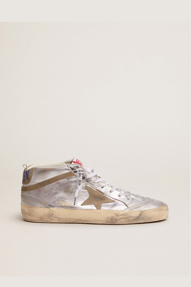 MID STAR LAMINATED UPPER AND SPUR SUEDE STAR