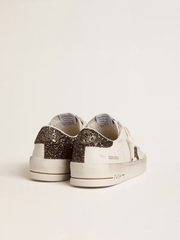 STARDAN LEATHER UPPER TOE AND TONGUE GLITTER STAR AND HEEL